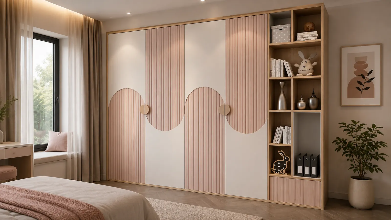Bedroom designed by Stone & Space