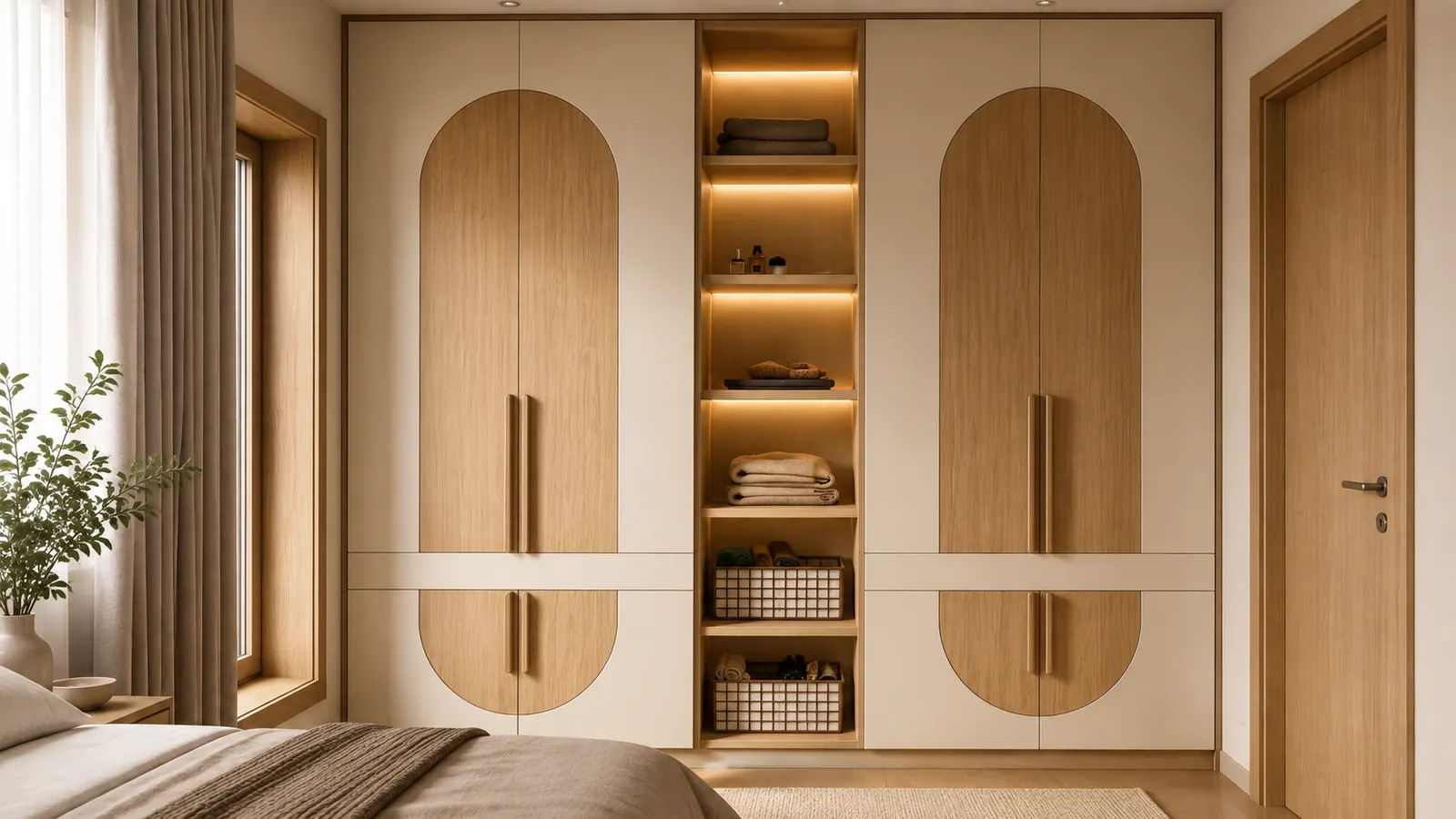 Bedrooms interior by Stone & Space, view 1
