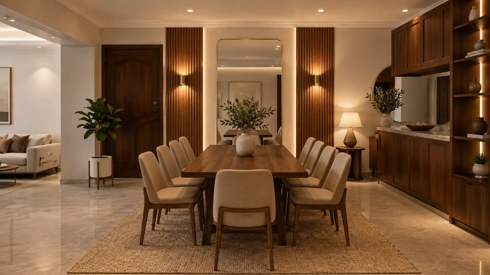 Dining interior by Stone & Space, view 2