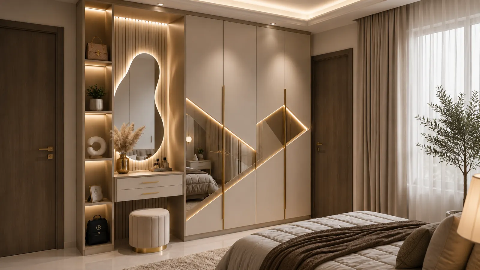 Wardrobes designed by Stone & Space