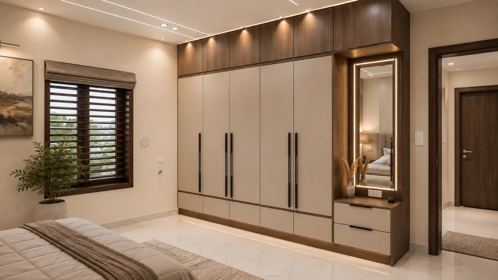 Bedrooms interior by Stone & Space, view 2