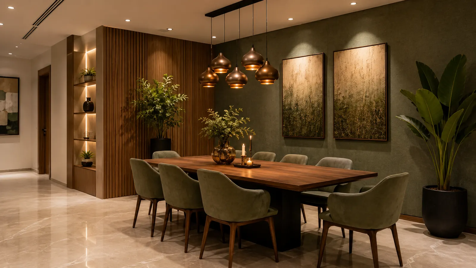 Dining interior by Stone & Space, view 1