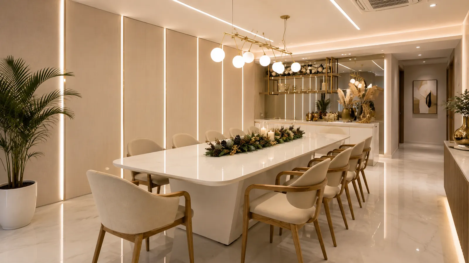 Dining Room designed by Stone & Space